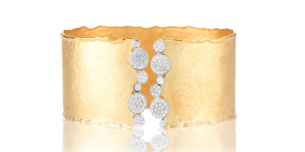 Cuff bracelet by I. Reiss