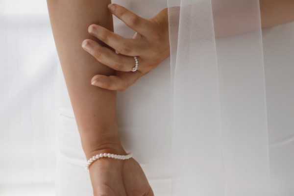 pearl ring and bracelet
