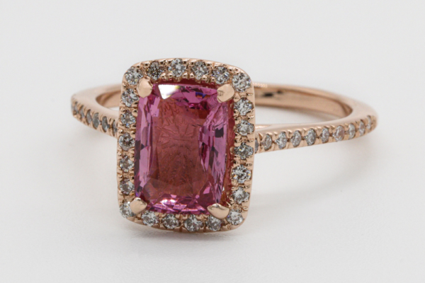 pink sapphire ring gemstone jewelry